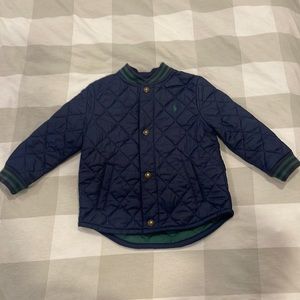 Ralph Lauren Toddler Quilted Bomber Jacket